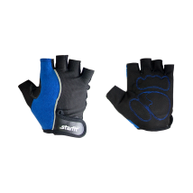 Перчатки для фитнеса SU-108, синие/черные